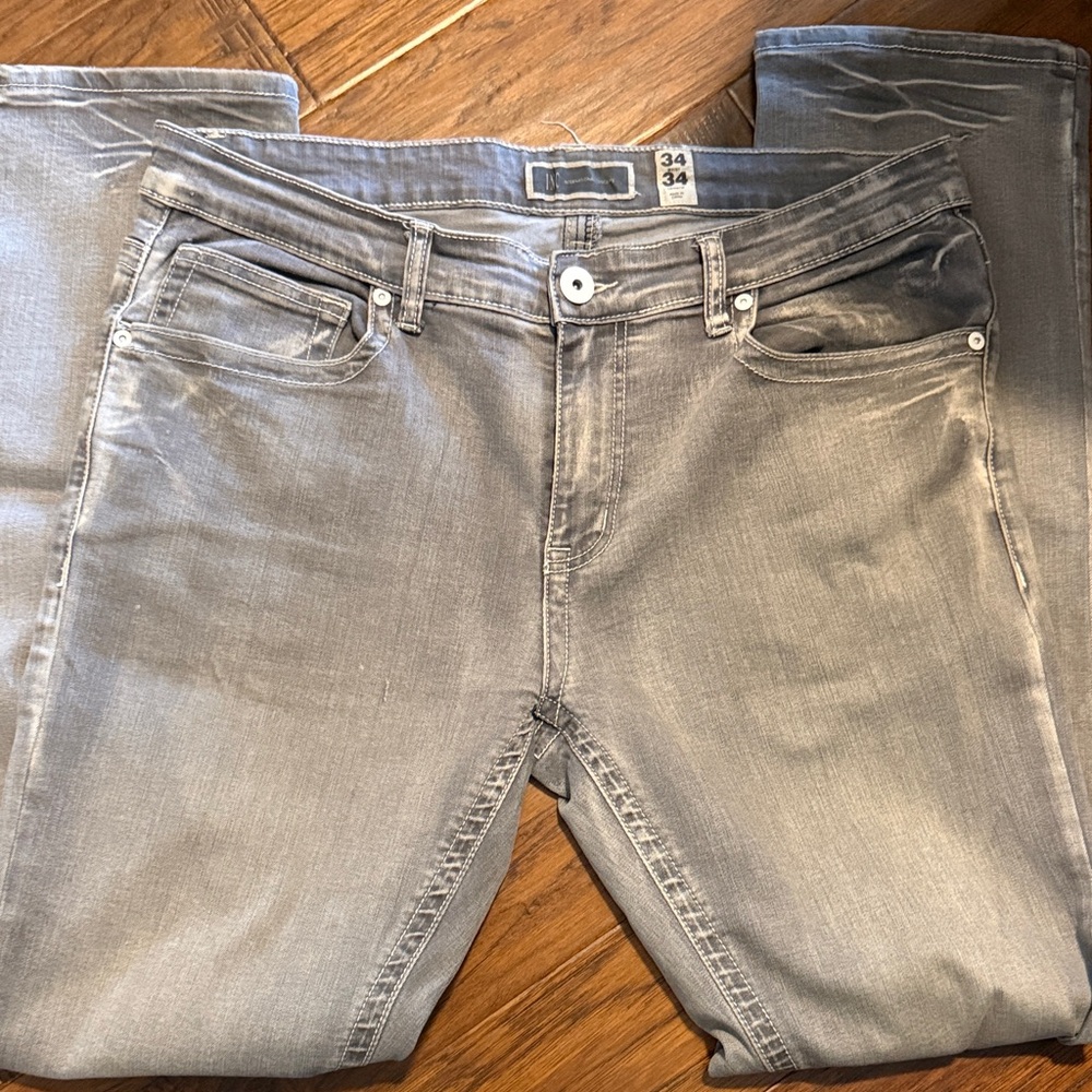 INC International Concepts Light Gray Jeans
